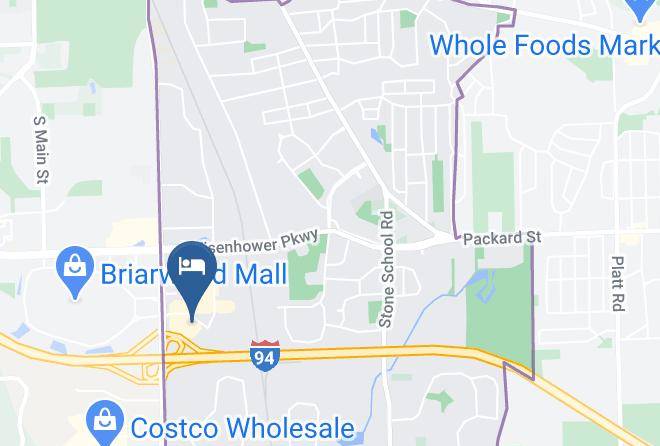 Washtenaw County Bryant Pattengill East - Red Roof Inn Ann Arbor University Of Michigan South Maps