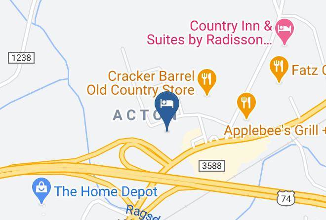 Buncombe - Red Roof Inn Asheville West Maps