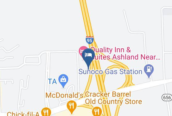 Hanover - Red Roof Inn Ashland Maps