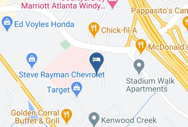 Red Roof Inn Atlanta Smyrna Ballpark Map