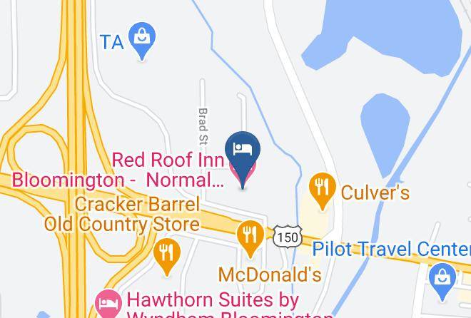 Mclean - Red Roof Inn Bloomington Normal University Maps