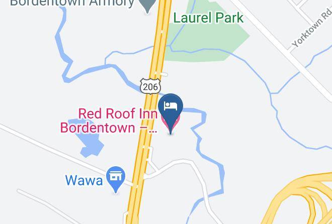 Burlington - Red Roof Inn Bordentown Mcguire Afb Maps