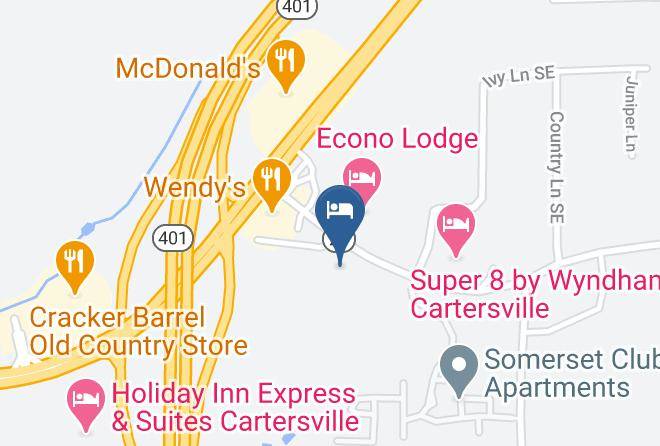 Red Roof Inn Cartersvilleemerson Lakepoint North Map