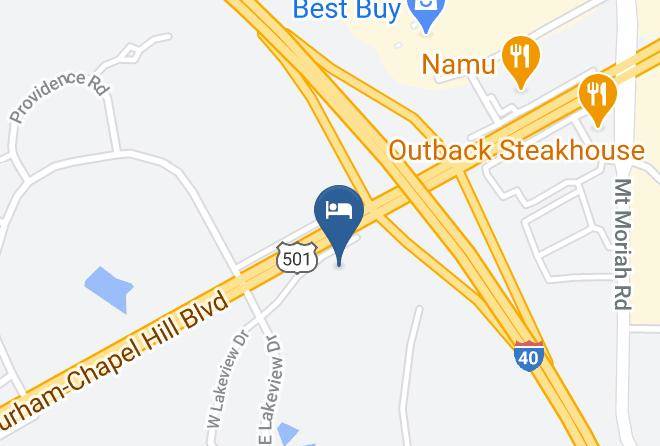 Durham - Red Roof Inn Chapel Hill Unc Maps