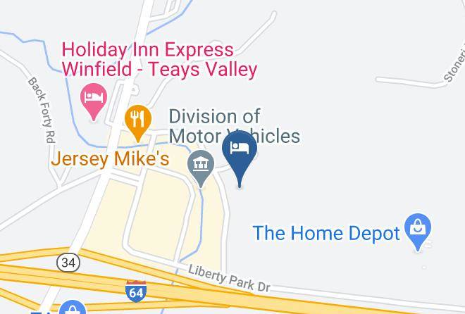 Red Roof Inn Charleston West Hurricane Wv Map