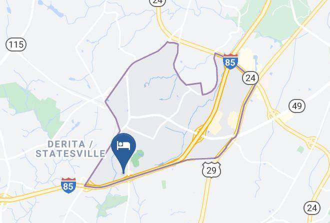 Mecklenburg - Red Roof Inn Charlotte University Maps