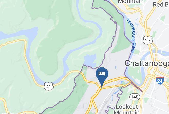 Red Roof Inn Chattanooga Lookout Mountain Map
