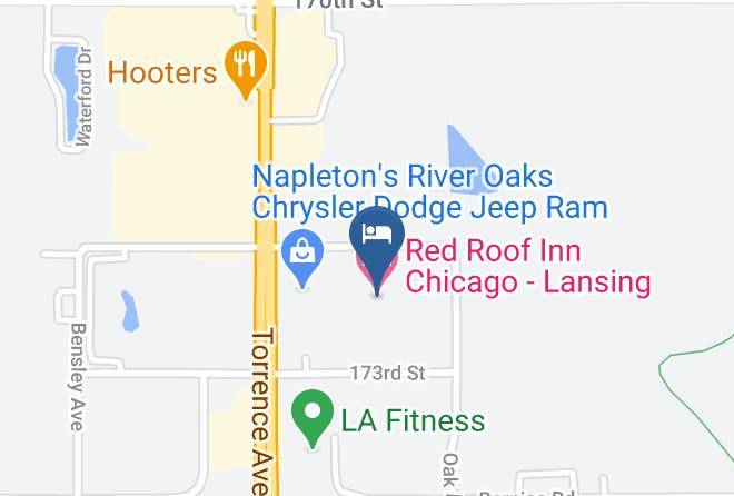 Cook - Red Roof Inn Chicago Lansing Maps