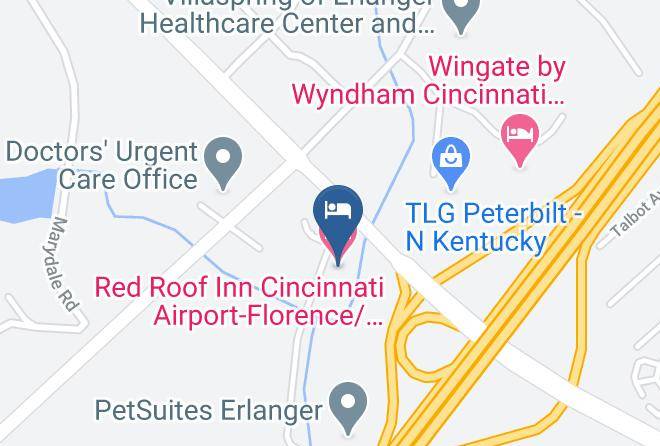 Kenton - Red Roof Inn Cincinnati Airport Florence Erlanger Maps