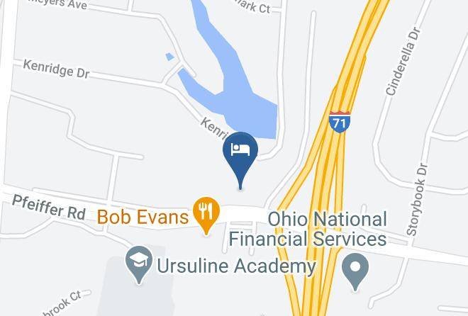 Red Roof Inn Cincinnati Northeast Blue Ash Map