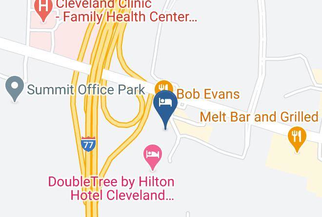 Cuyahoga - Red Roof Inn Cleveland Independence Maps