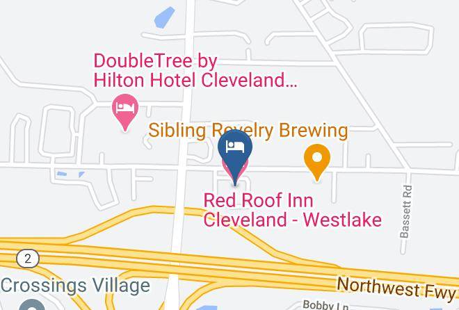 Red Roof Inn Cleveland Westlake Map