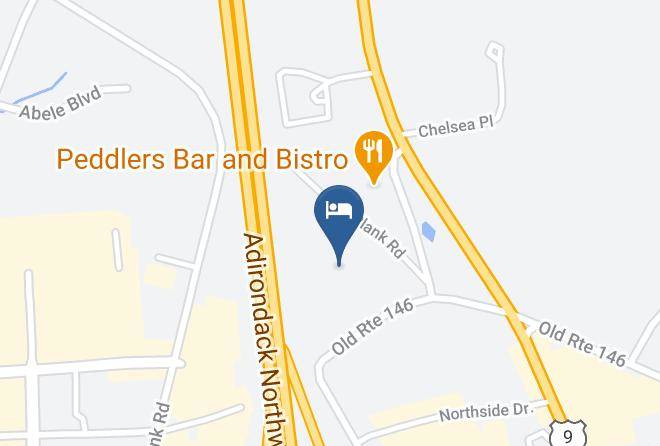 Red Roof Inn Clifton Park Map