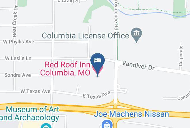 Red Roof Inn Columbia Mo Map