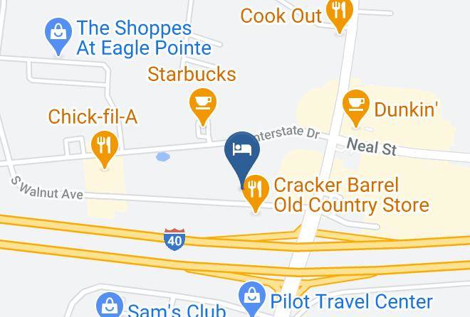 Putnam - Red Roof Inn Cookeville Tennessee Tech Maps