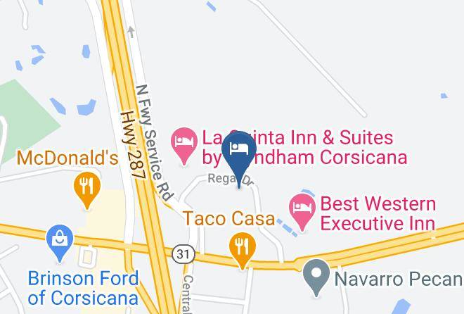 Navarro - Red Roof Inn Corsicana Maps