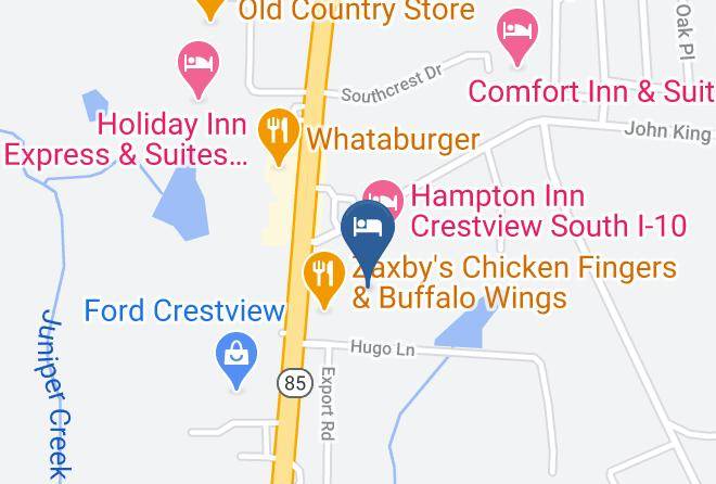 Okaloosa - Red Roof Inn Crestview Maps
