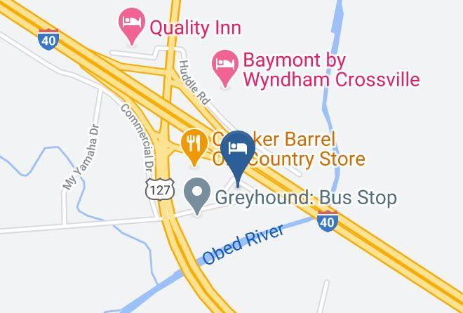 Red Roof Inn Crossville Map