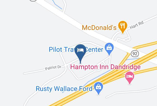 Jefferson - Red Roof Inn Dandridge Maps
