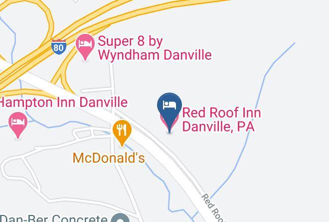 Montour - Red Roof Inn Danville Pa Maps