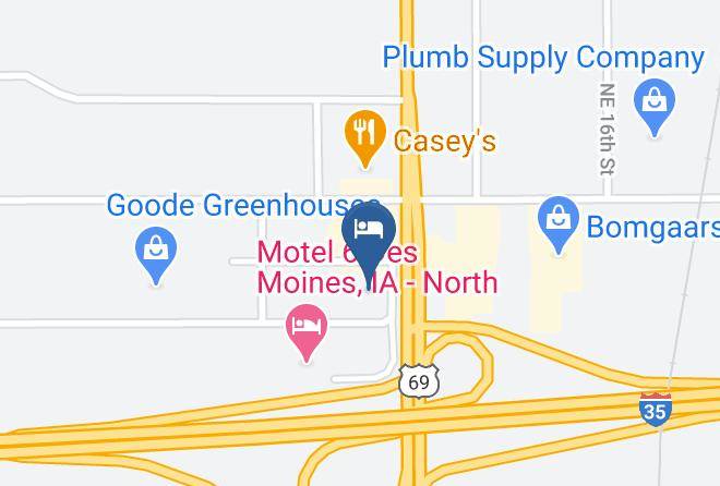 Red Roof Inn Des Moines Map