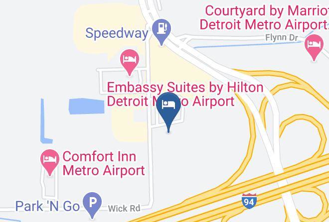 Travelodge By Wyndham Romulus Detroit Airport Map