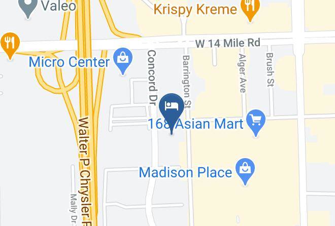 Oakland County - Red Roof Inn Detroit Royal Oak Madison Heights Maps