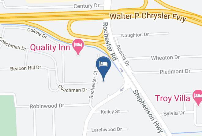 Oakland County - Red Roof Inn Detroit Troy Maps