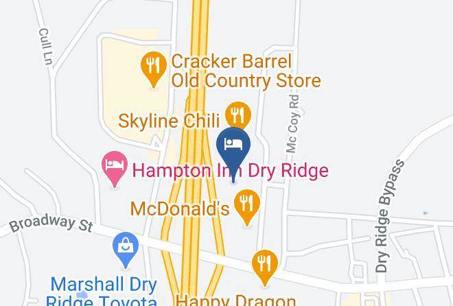 Red Roof Inn Dry Ridge Map