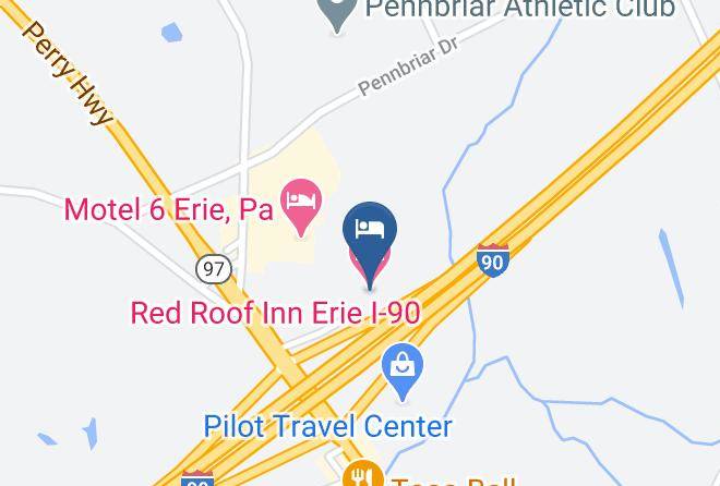 Erie - Red Roof Inn Erie I 90 Maps