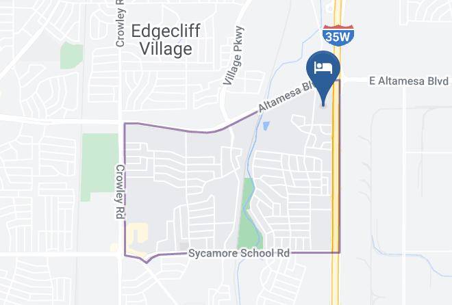 Red Roof Inn Fort Worth South Map