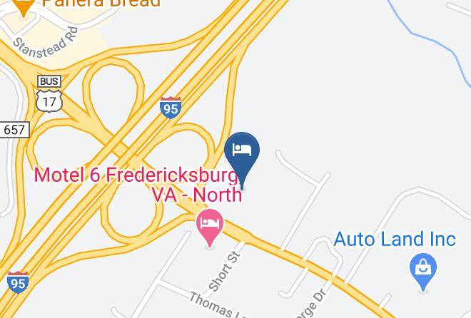 Stafford - Red Roof Inn Fredericksburg North Maps