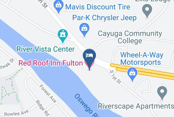 Oswego - Red Roof Inn Fulton Maps