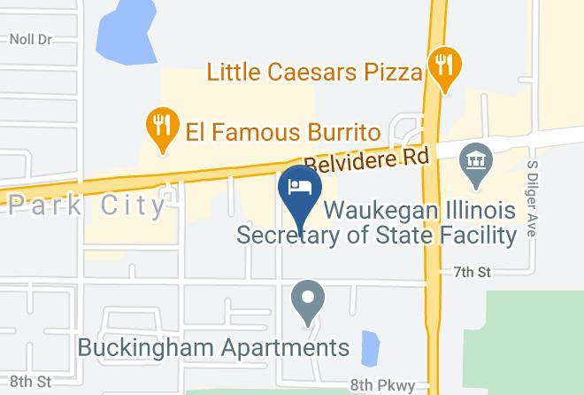 Lake - Red Roof Inn Gurnee Waukegan Maps
