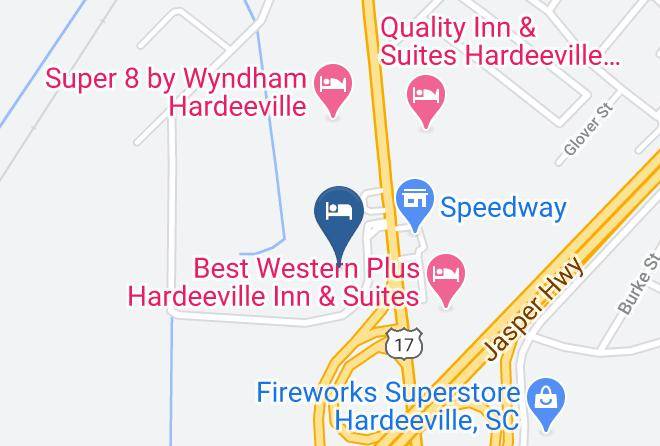 Jasper - Red Roof Inn Hardeeville Maps