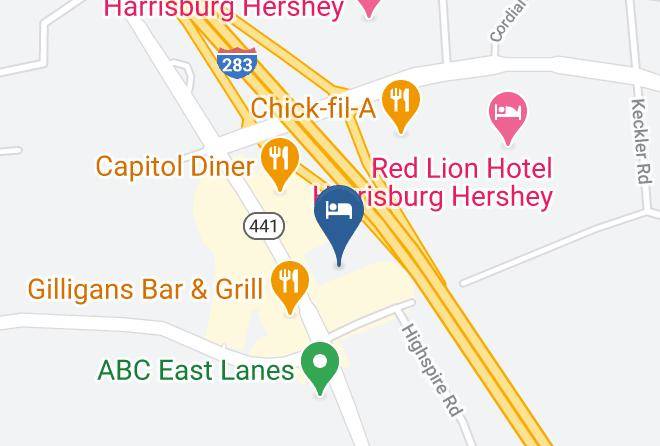 Dauphin - Red Roof Inn Harrisburg Hershey Maps