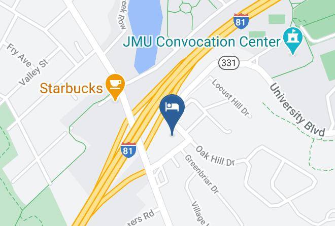 Harrisonburg City - Red Roof Inn Harrisonburg Maps