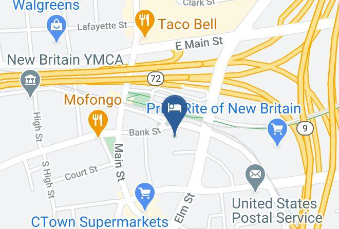 Hartford - Red Roof Inn Hartford New Britain Maps