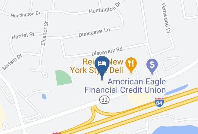 Tolland - Red Roof Inn Hartford Vernon Maps