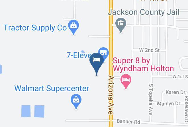 Jackson - Red Roof Inn Holton Maps