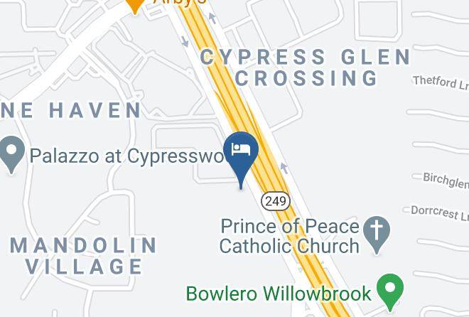 Harris - Red Roof Inn Houston Willowbrook Maps