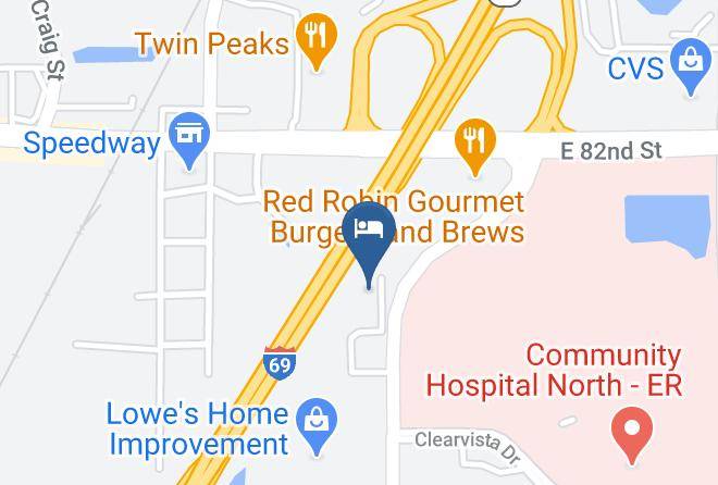 Marion - Red Roof Inn Indianapolis Castleton Maps
