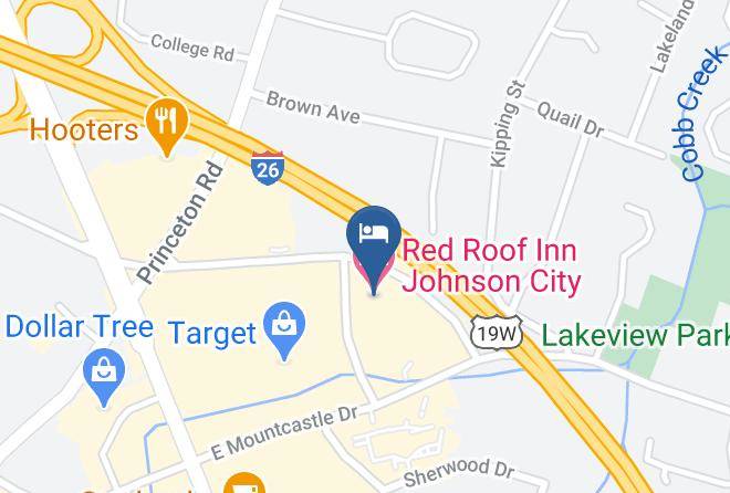 Washington - Red Roof Inn Johnson City Maps