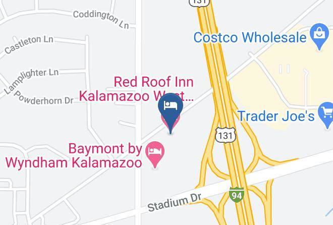 Red Roof Inn Kalamazoo West Western Michigan Univ Map