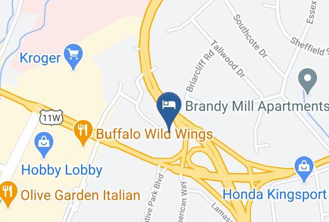 Red Roof Inn Kingsport Map