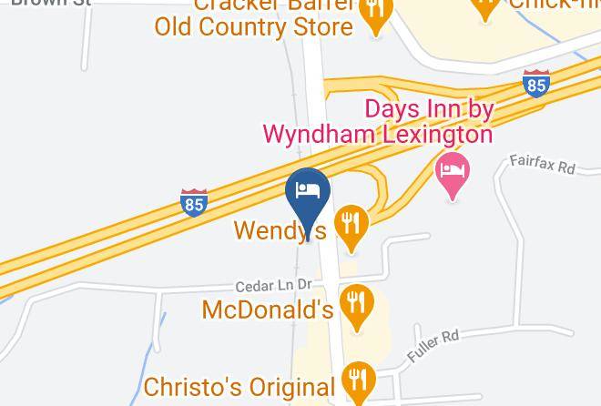 Davidson - Red Roof Inn Lexington Nc Maps