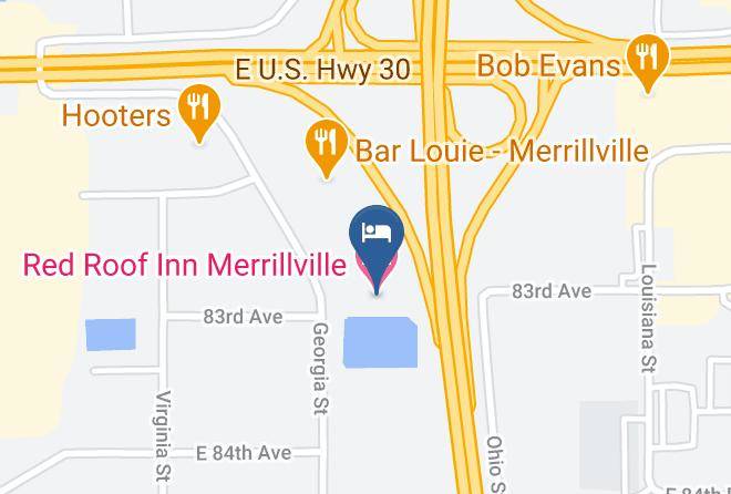 Lake - Red Roof Inn Merrillville Maps