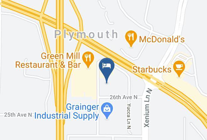 Hennepin - Red Roof Inn Minneapolis Plymouth Maps
