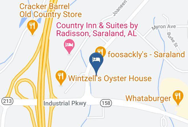 Mobile - Red Roof Inn Mobile North Saraland Maps