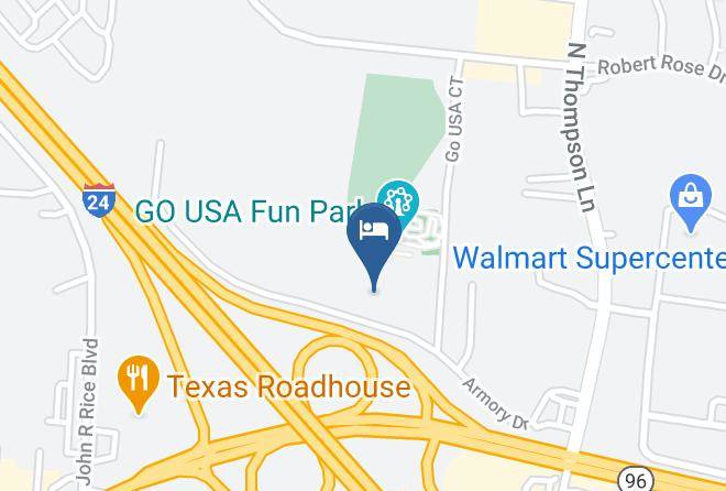 Rutherford - Red Roof Inn Murfreesboro Maps